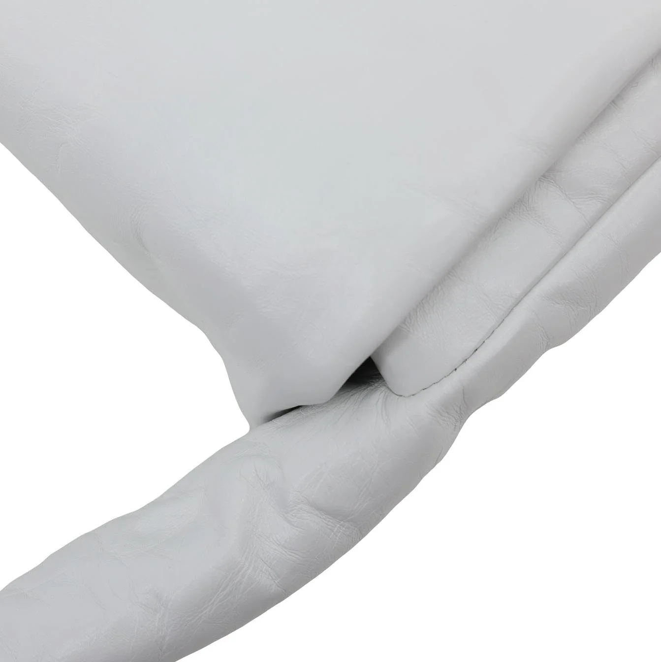 BALENCIAGA Monaco Calfskin Leather Shoulder Bag White - Image 7
