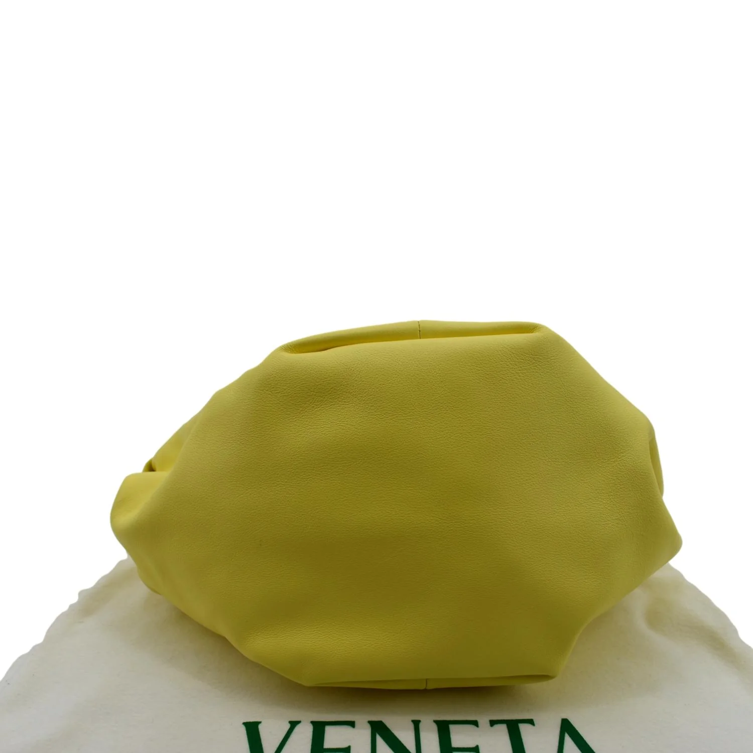 BOTTEGA VENETA Double Knot Leather Mini Tote Bag Kiwi - Image 9