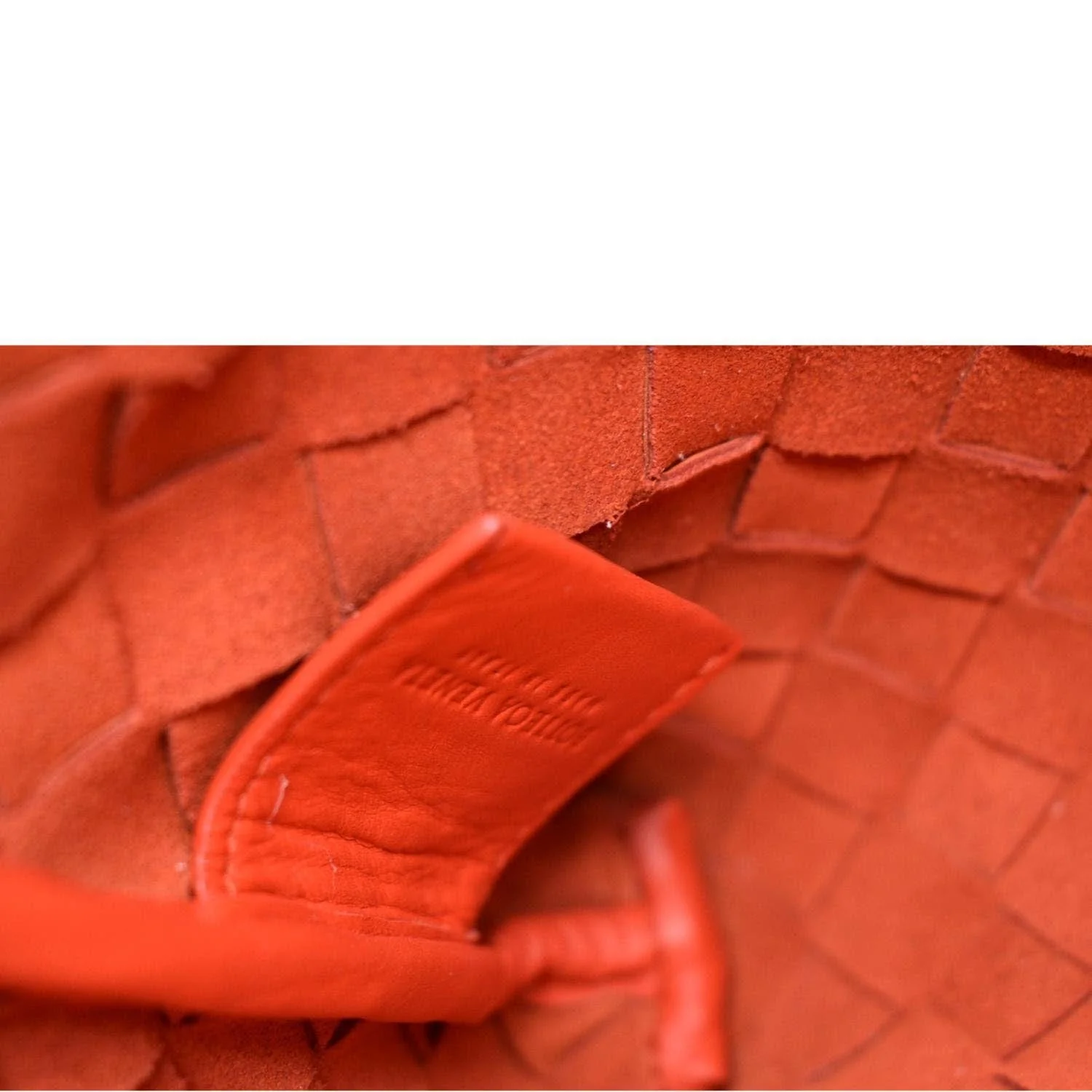 BOTTEGA VENETA Intrecciato Leather Crossbody Messenger Bag Red - Image 11