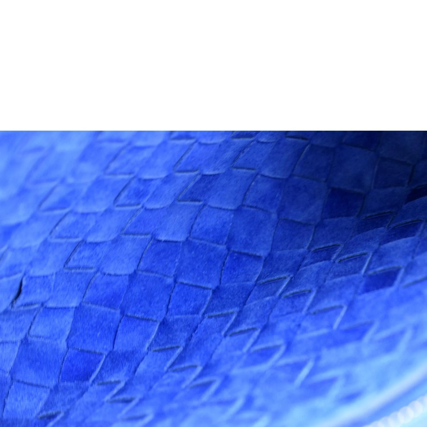 BOTTEGA VENETA Intrecciato Leather Crossbody Messenger Bag Blue - Image 10
