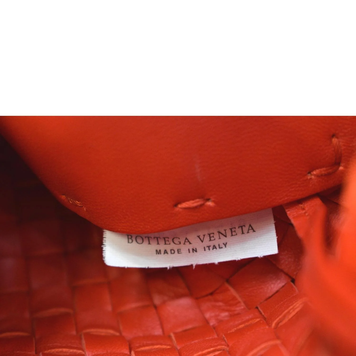 BOTTEGA VENETA Medium Cabat Intreccio Leather Tote Bag Red - Image 11