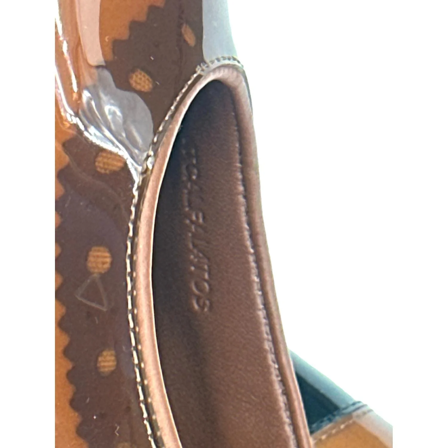 BURBERRY Leather Pumps Heels Brown Size 37 - Image 9