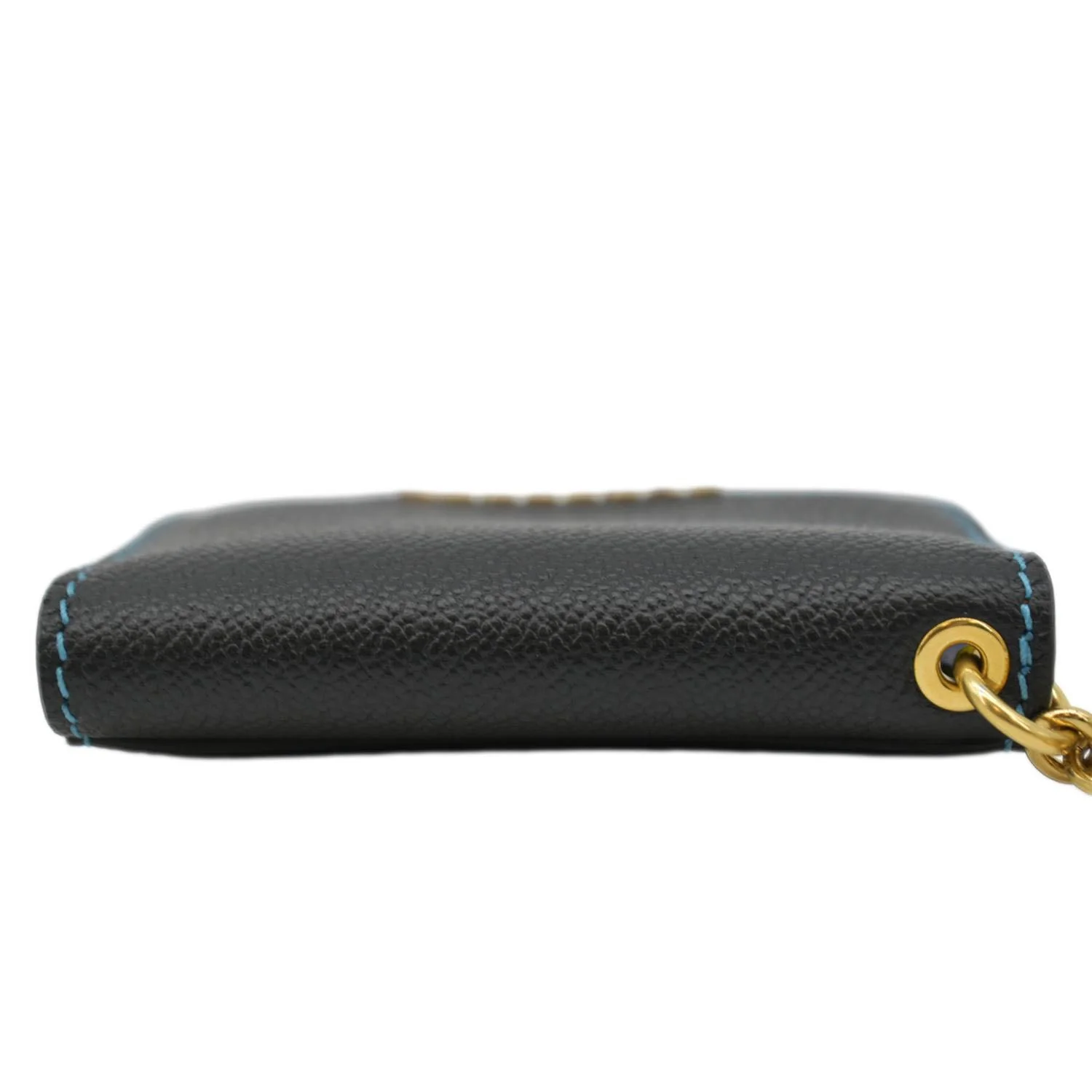BURBERRY Camberwell Check Leather Card holder Black - Image 9