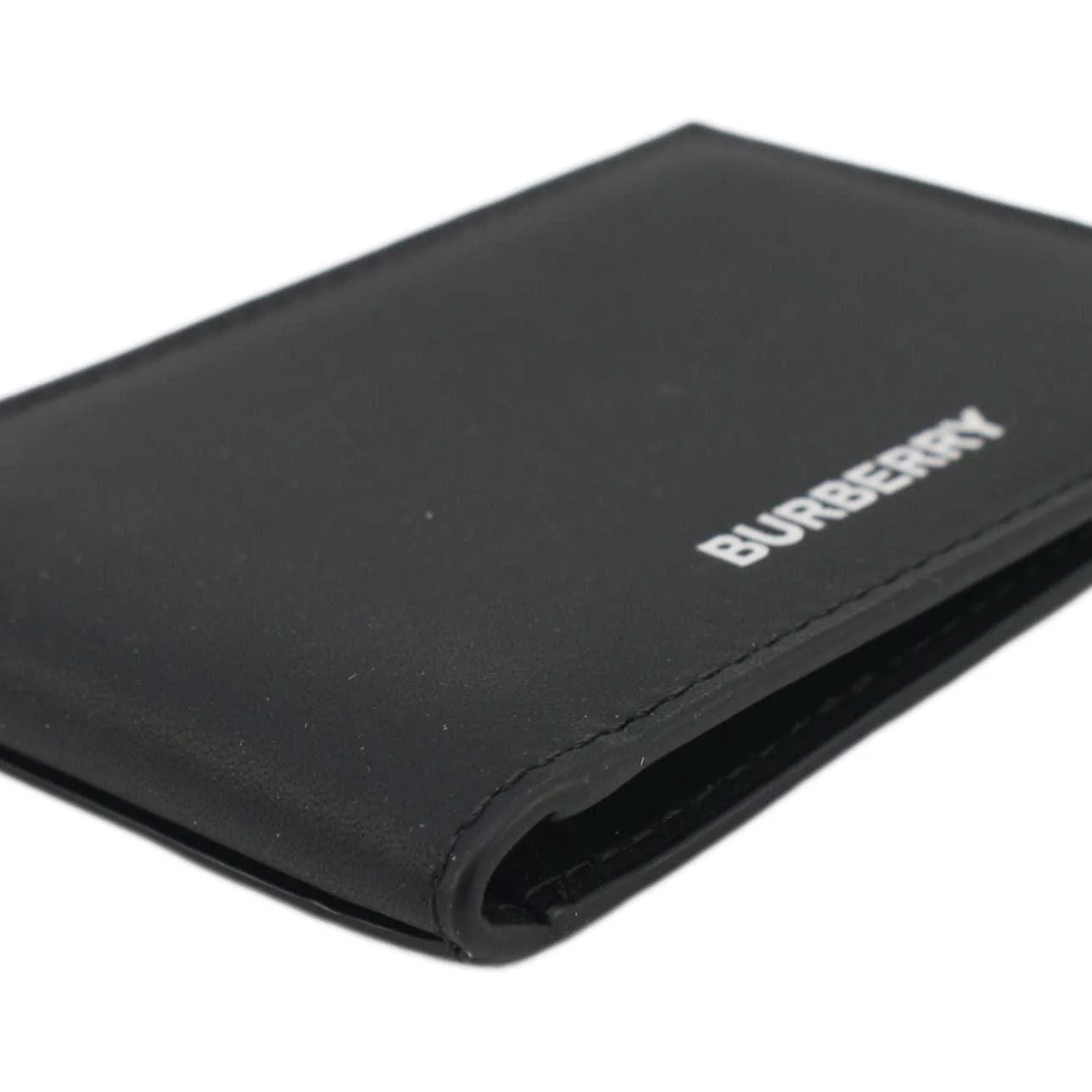 BURBERRY Leather Card Holder Black - Image 5