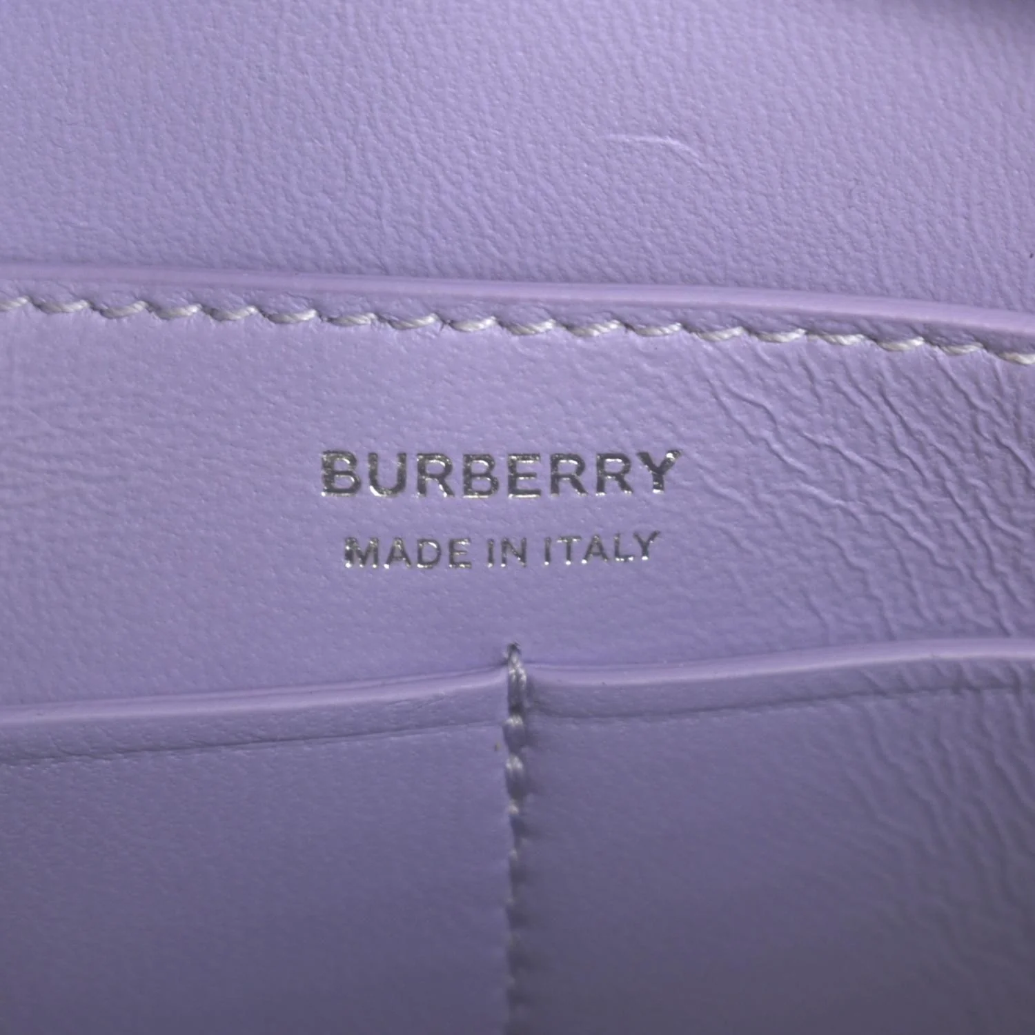 BURBERRY Medium TB Leather Shoulder Bag Soft Violet - Image 11
