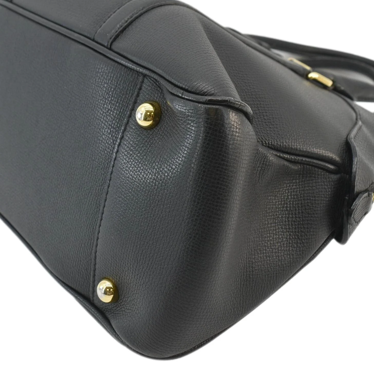 BURBERRY Milverton Medium Leather Tote Bag Black - Image 9