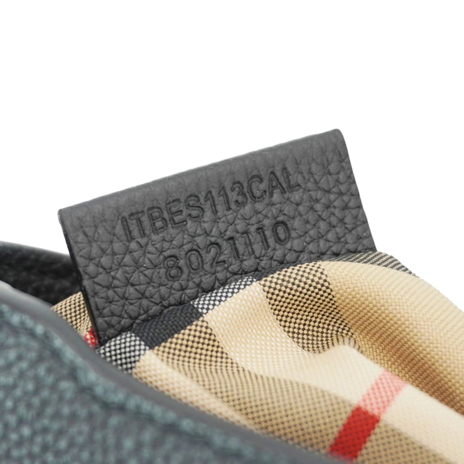 BURBERRY Note Vintage Check Leather Crossbody Bag Black - Image 15
