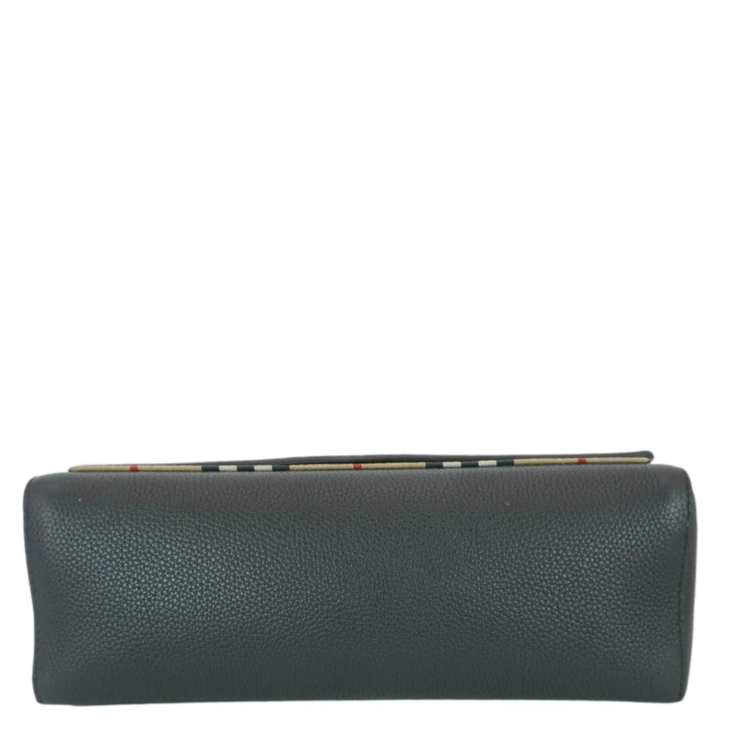 BURBERRY Note Vintage Check Leather Crossbody Bag Black - Image 6