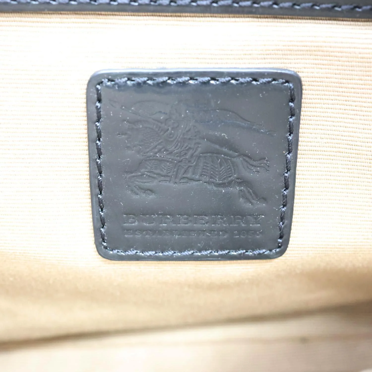 BURBERRY Nova Check Canvas Hobo Bag Black - Image 11