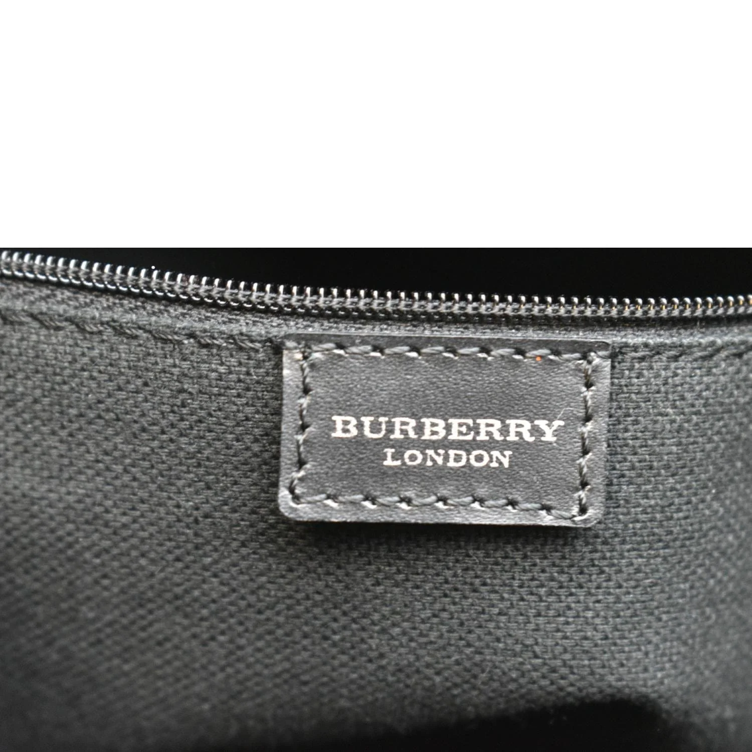 BURBERRY Nova Check Canvas Shoulder Bag Black - Image 11