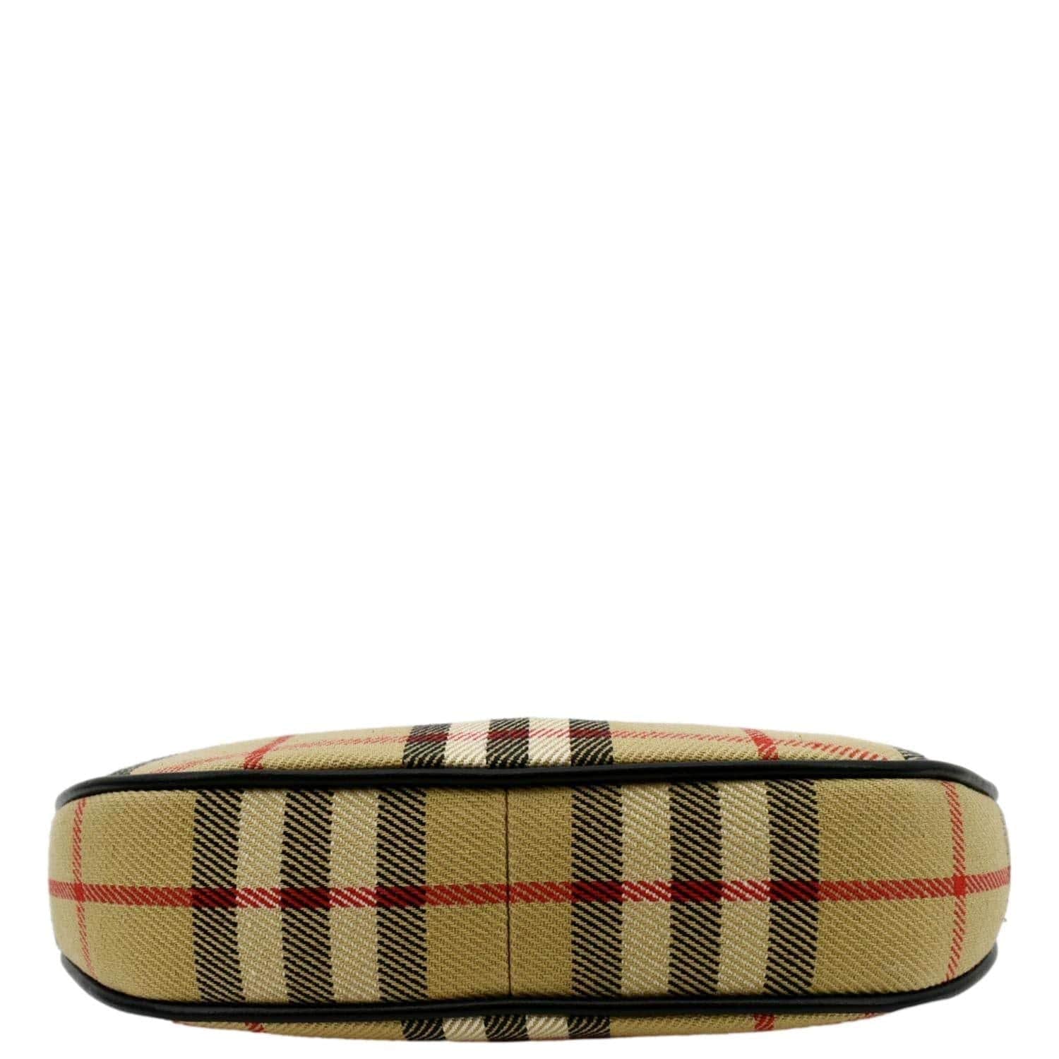 BURBERRY Olympia Vintage Check Pouch Shoulder Bag Archive Beige - Image 9