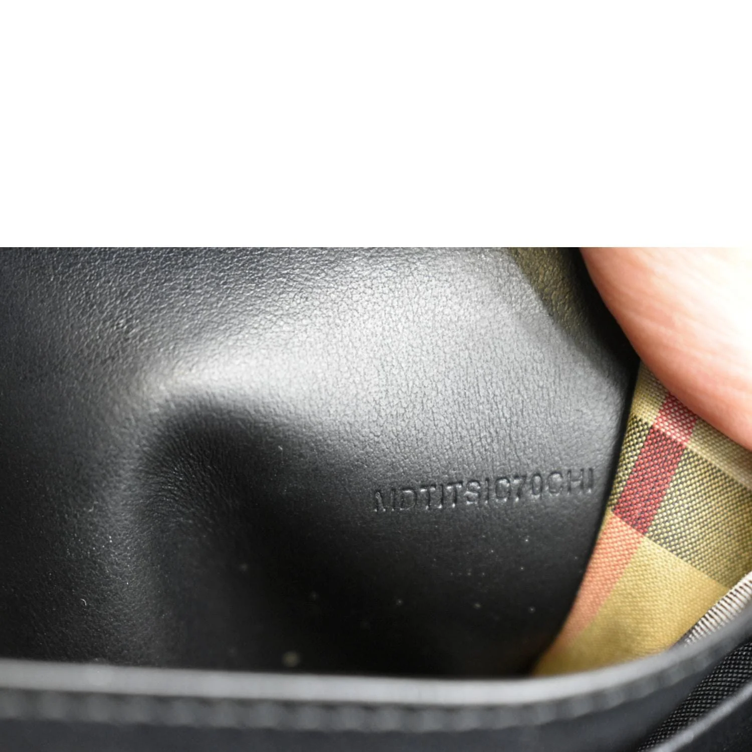 BURBERRY Hampshire Perforated Leather Crossbody Bag Black - Image 13