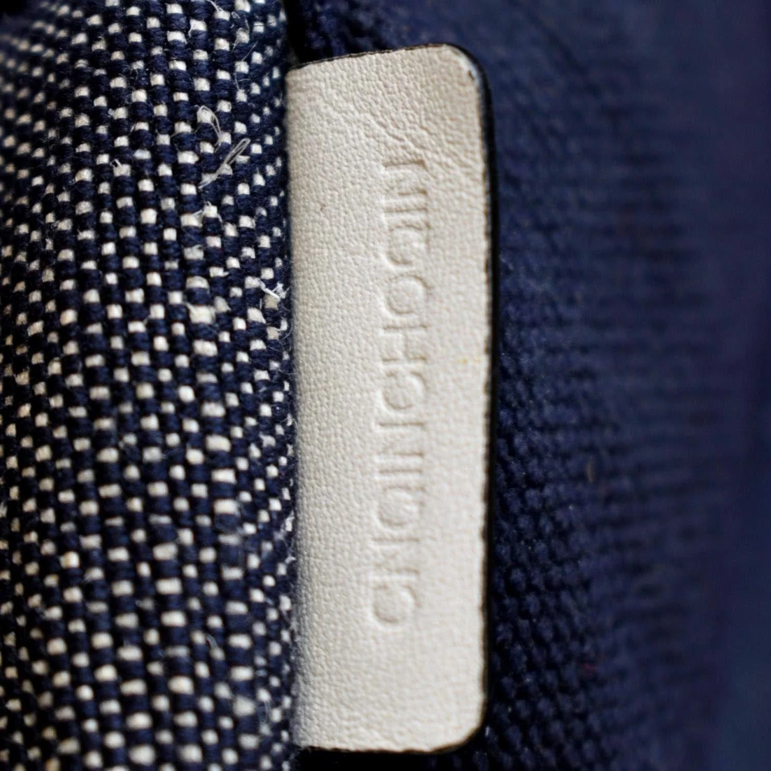 BURBERRY Susanna Mega Check Bucket Shoulder Bag Navy Blue - Image 13