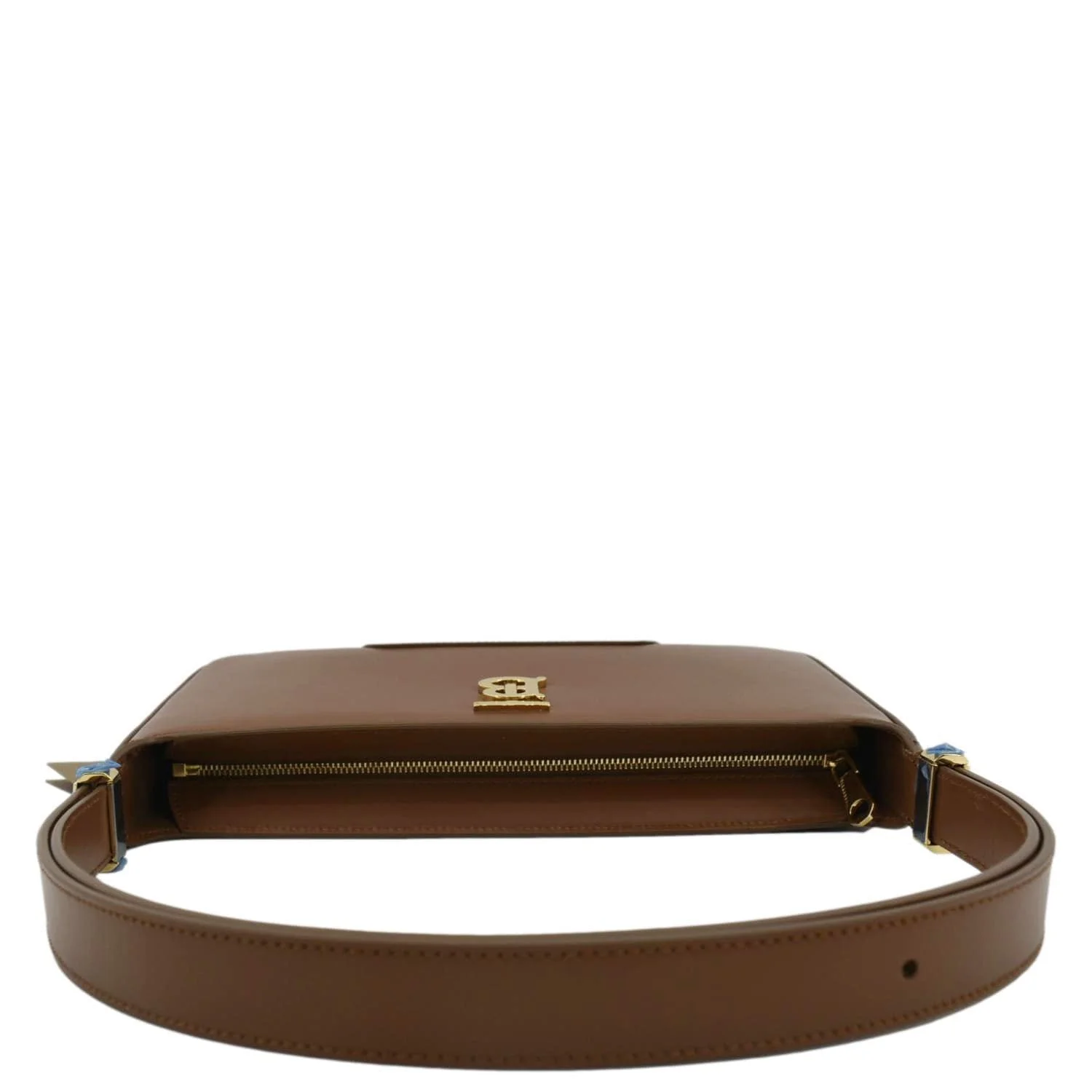 BURBERRY Medium TB Leather Shoulder Bag Tan - Image 5