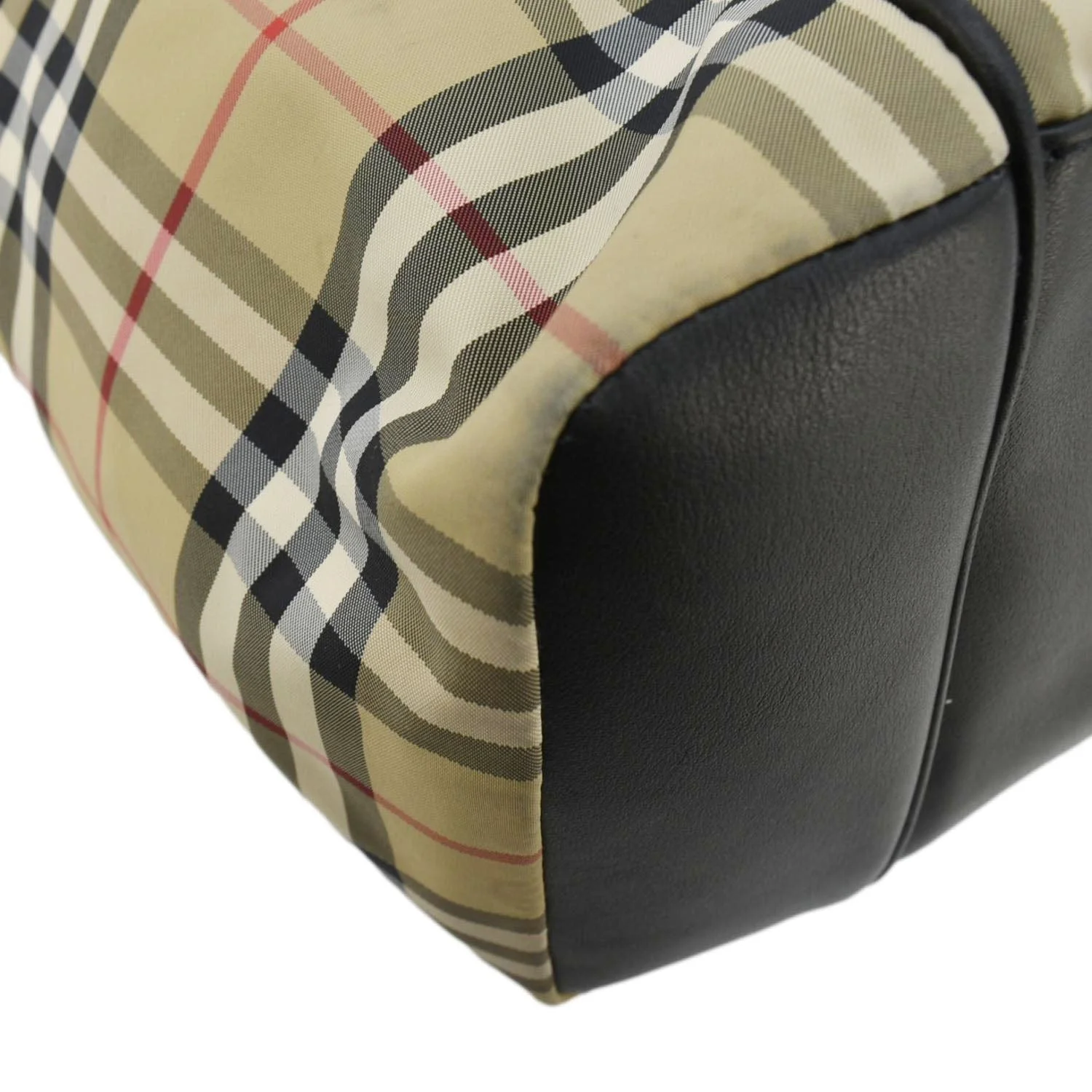BURBERRY Vintage Check Flap Nylon Diaper Bag Beige - Image 6