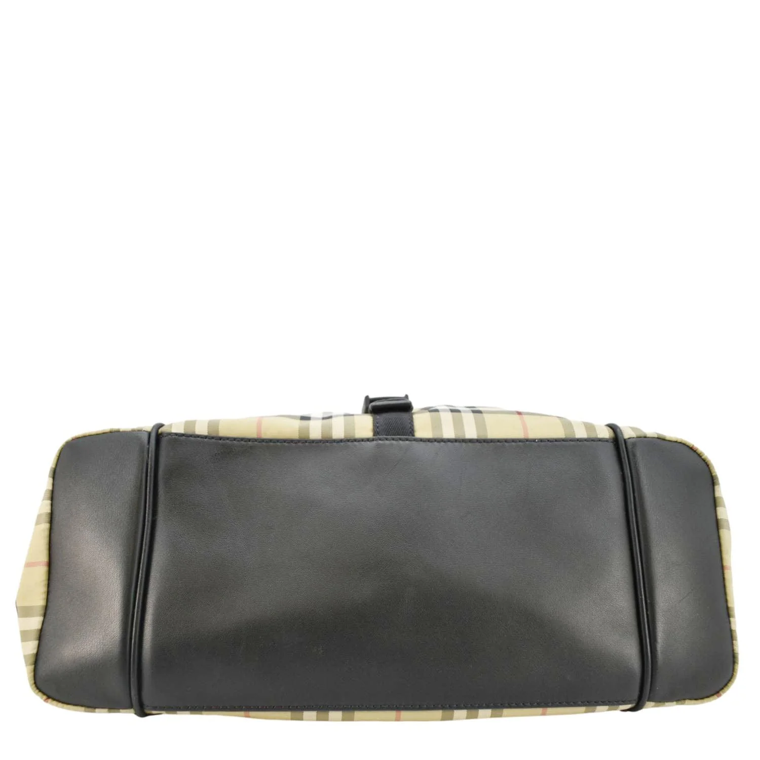 BURBERRY Vintage Check Flap Nylon Diaper Bag Beige - Image 8