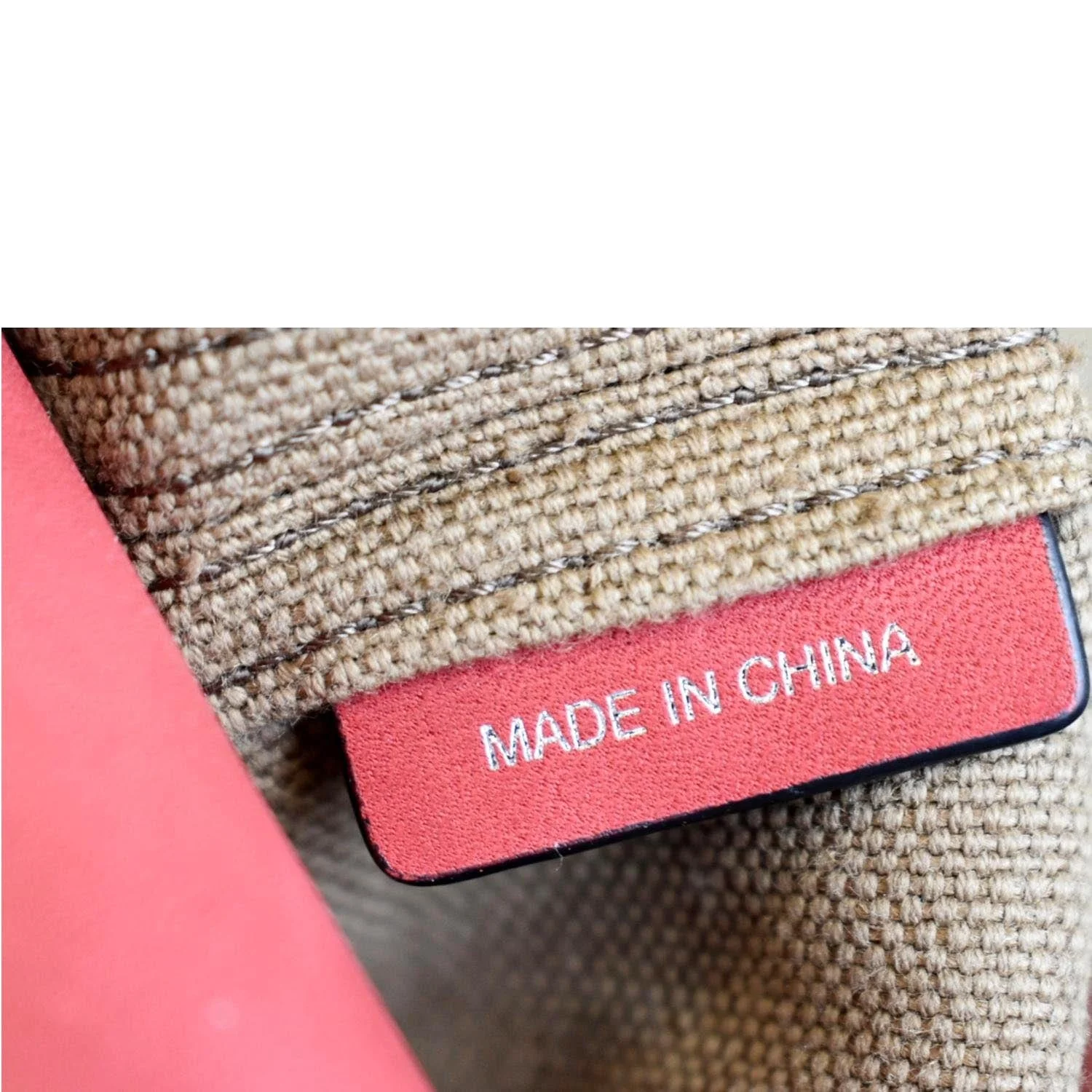 BURBERRY Susanna Check Canvas Bucket Shoulder Bag Red - Image 10