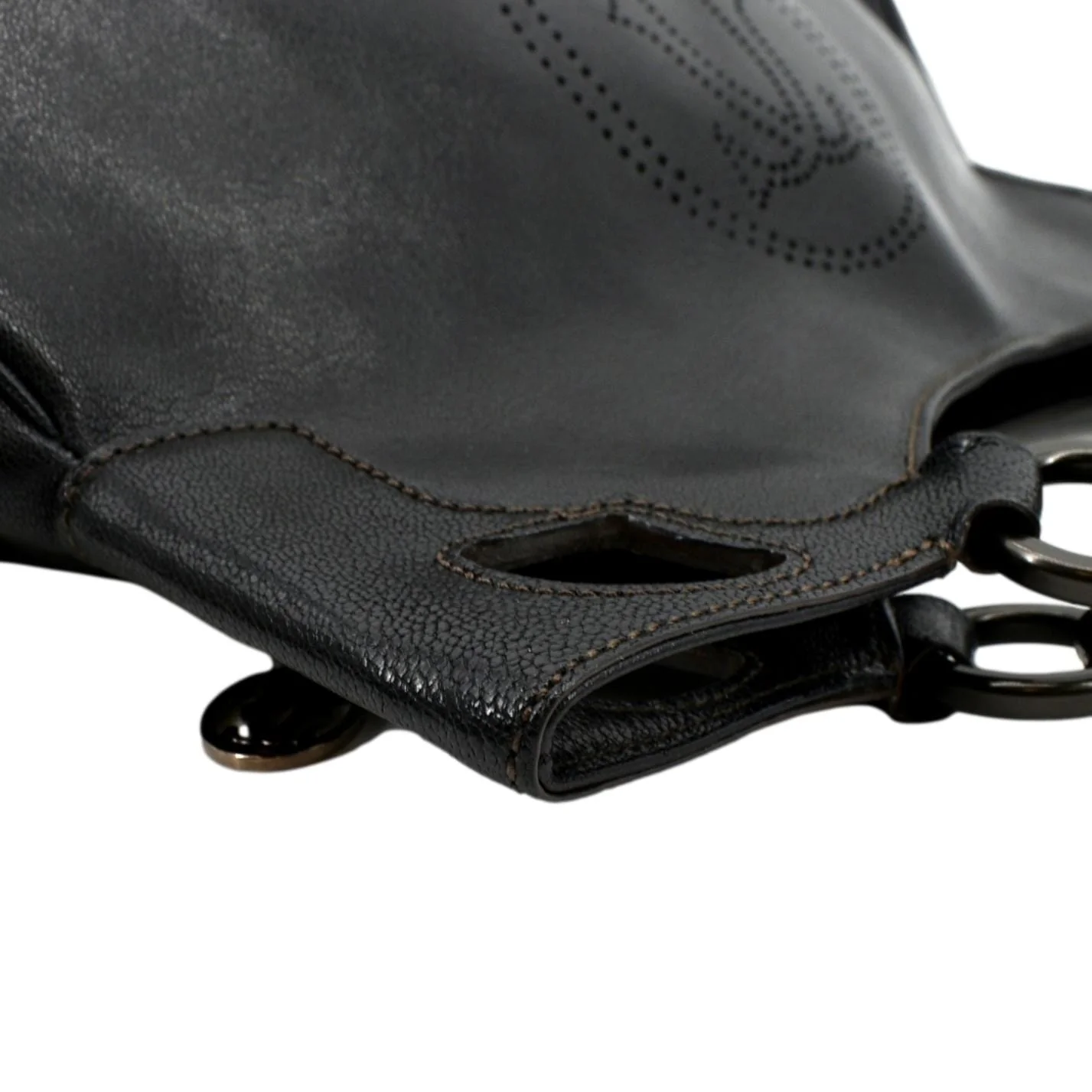 CARTIER Marcello de Cartier Leather Shoulder Bag Black - Image 6