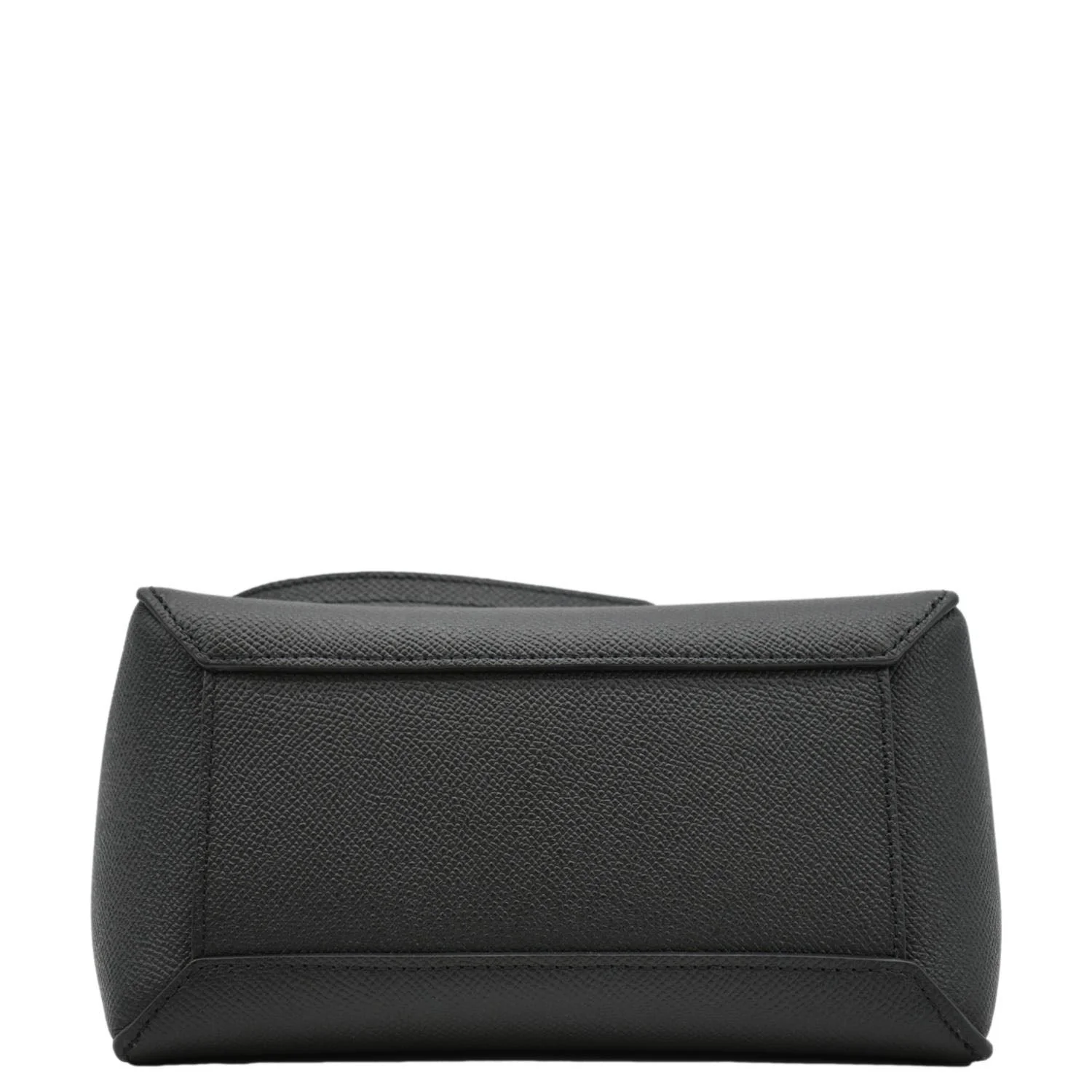 CELINE Nano Belt Grained Leather Shoulder Bag Black - Image 10