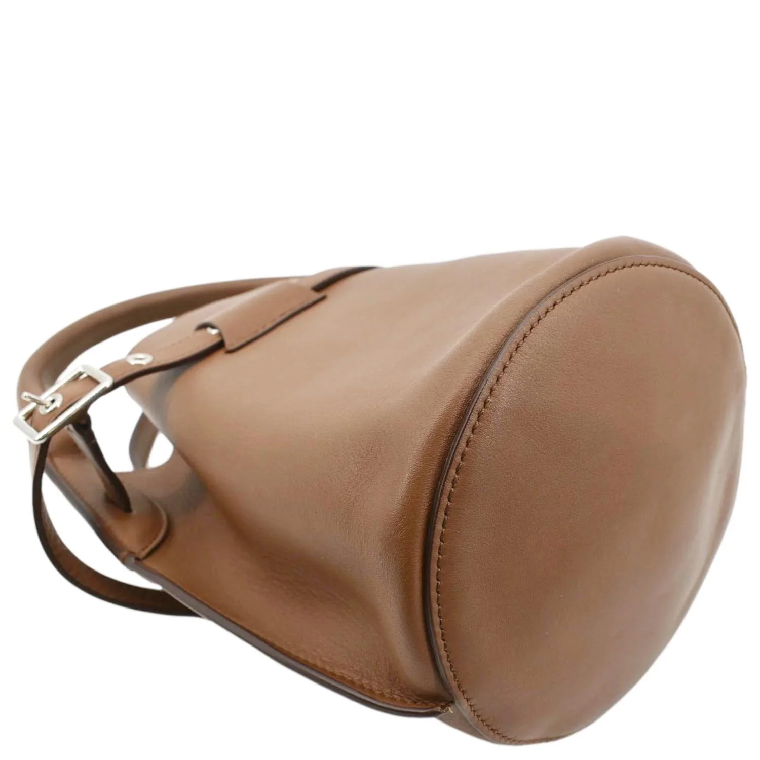 CELINE Big Bag Nano Bucket Leather Shoulder Bag Tan - Image 8