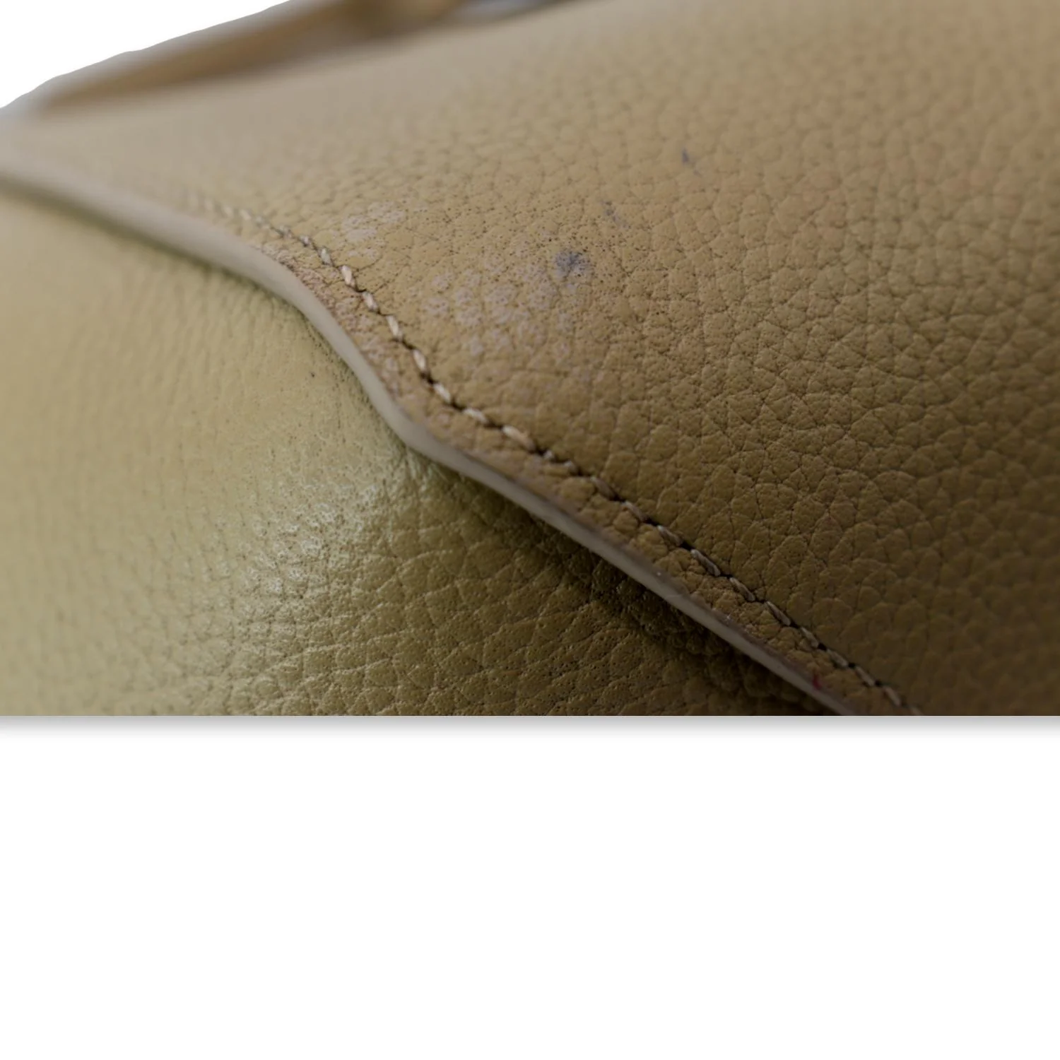 CELINE Cabas Phantom Grained Calfskin Leather Tote Bag Taupe - Image 7