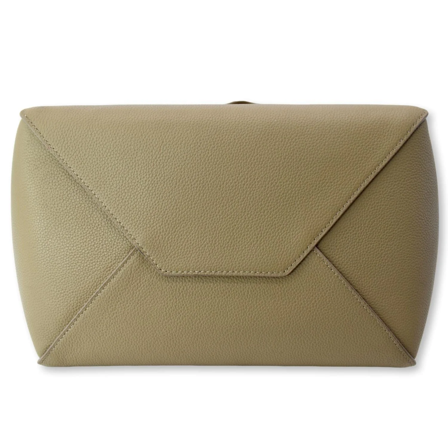 CELINE Cabas Phantom Grained Calfskin Leather Tote Bag Taupe - Image 8