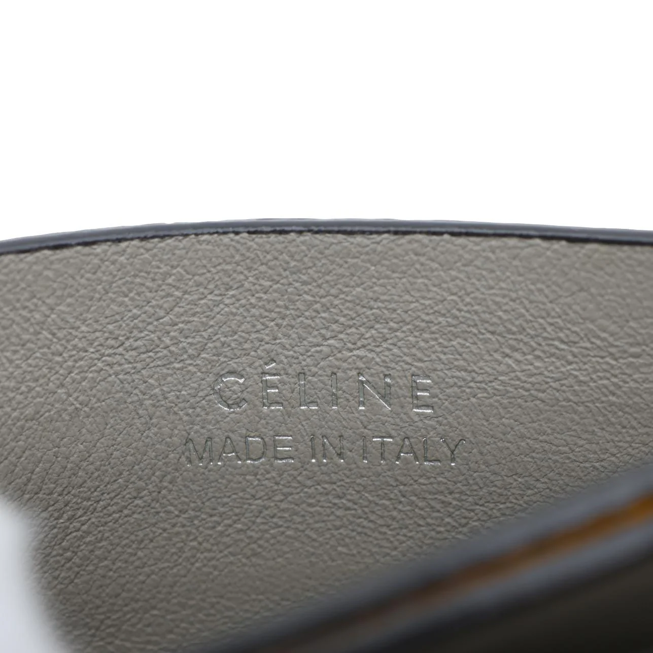 CELINE Leather Card Holder Wallet Yellow - Image 10