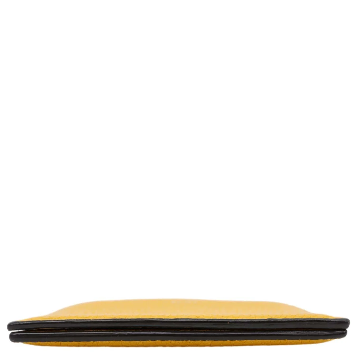 CELINE Leather Card Holder Wallet Yellow - Image 9