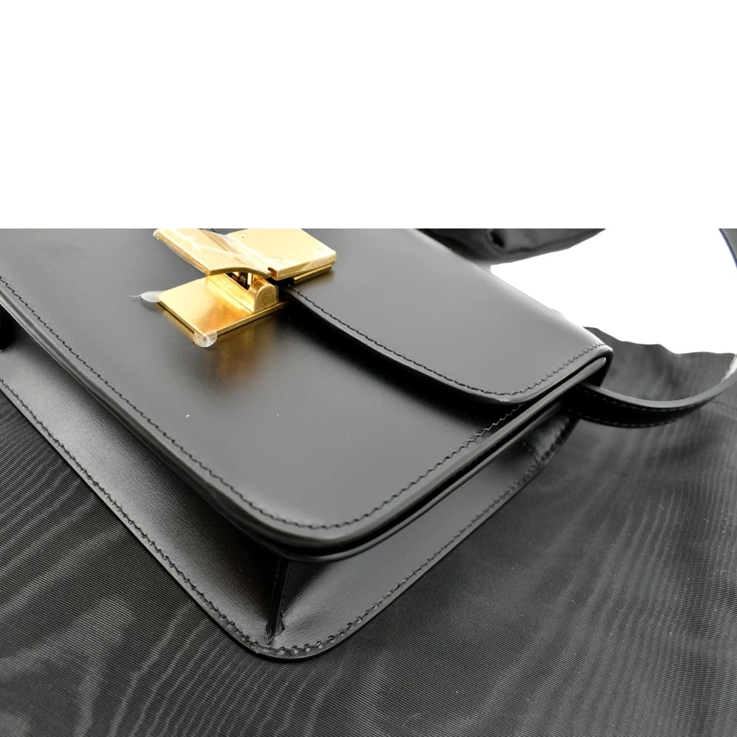 CELINE Classic Box Calfskin Leather Crossbody Bag Black - Image 8