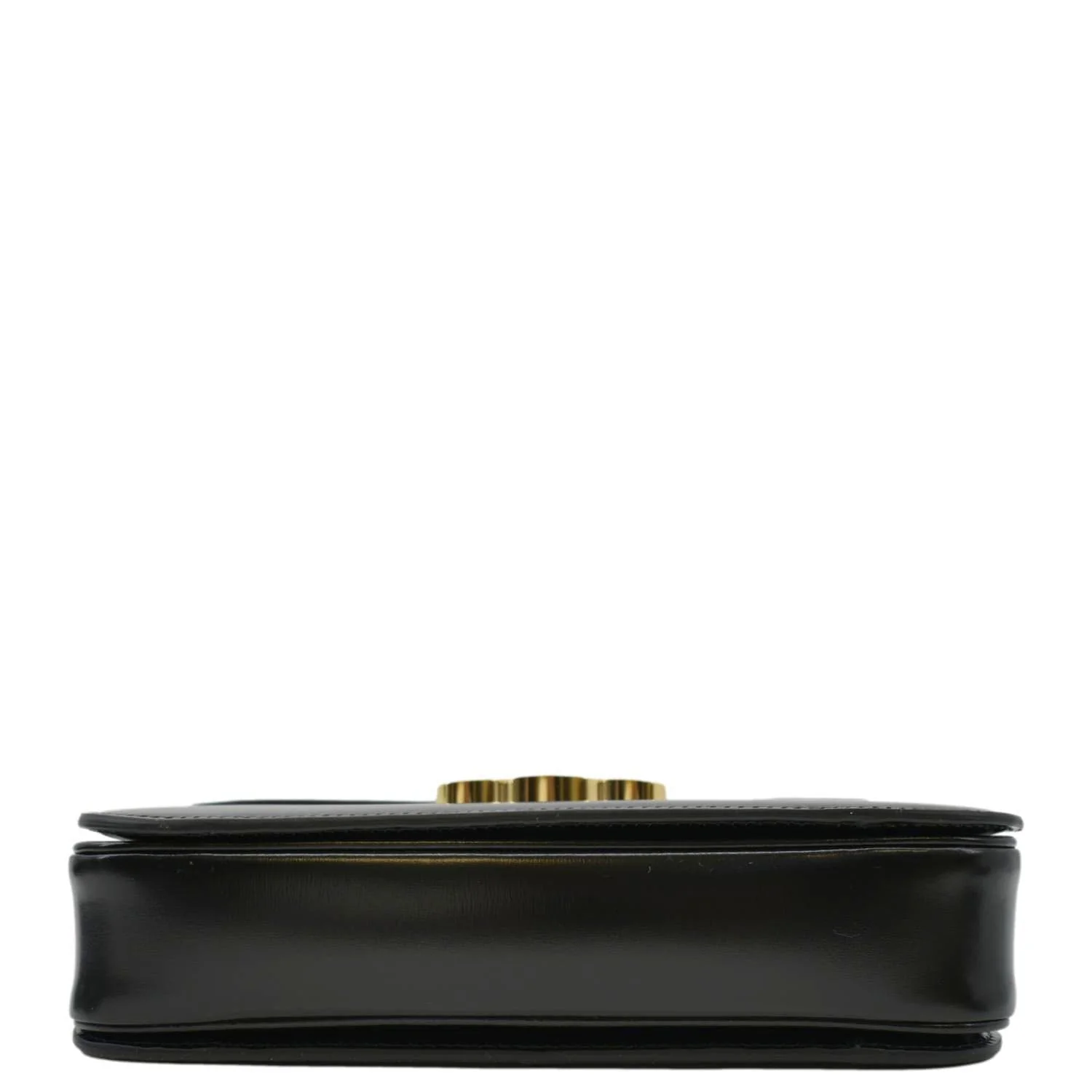 CELINE Classique Triomphe Medium Leather Shoulder Bag Black - Image 10