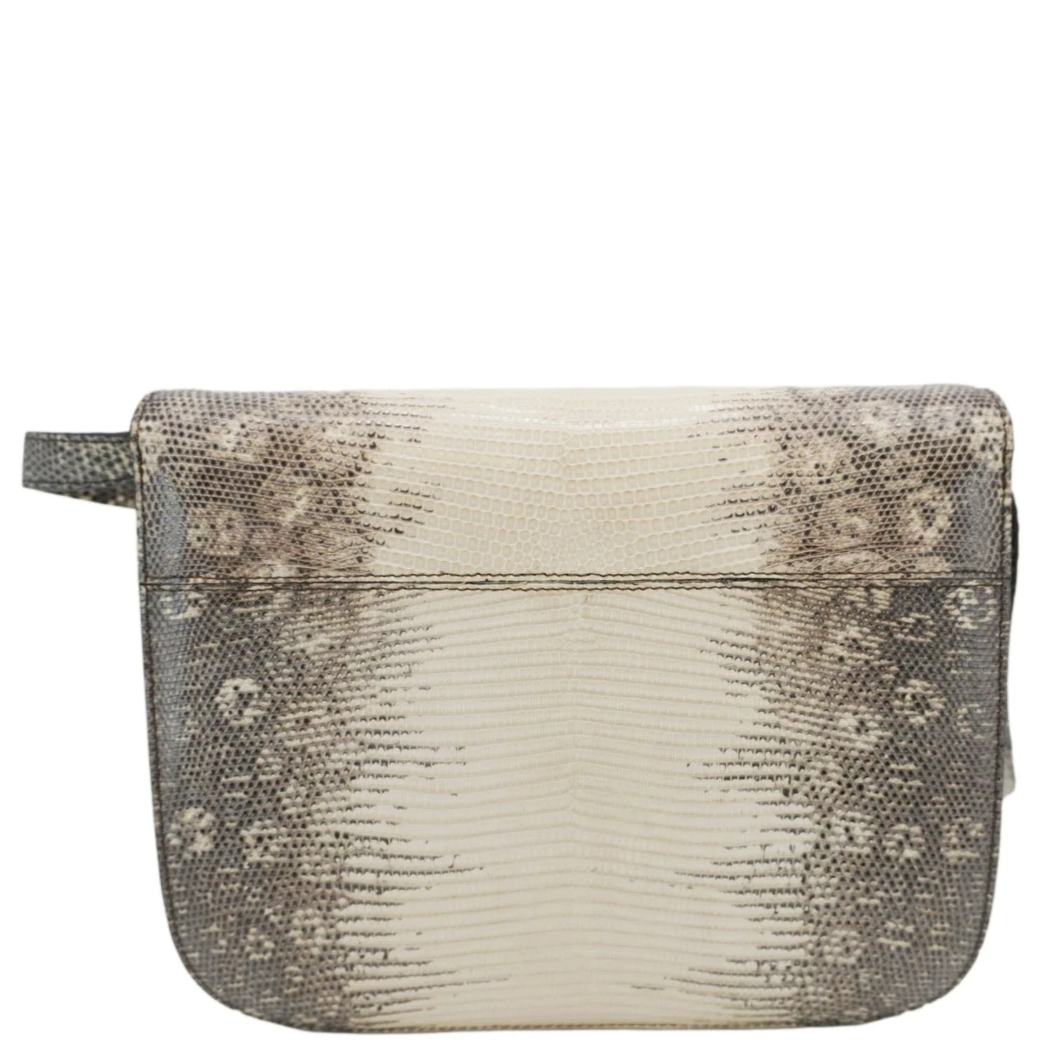 CELINE Classic Box Medium Lizard Leather Shoulder Bag Natural - Image 5