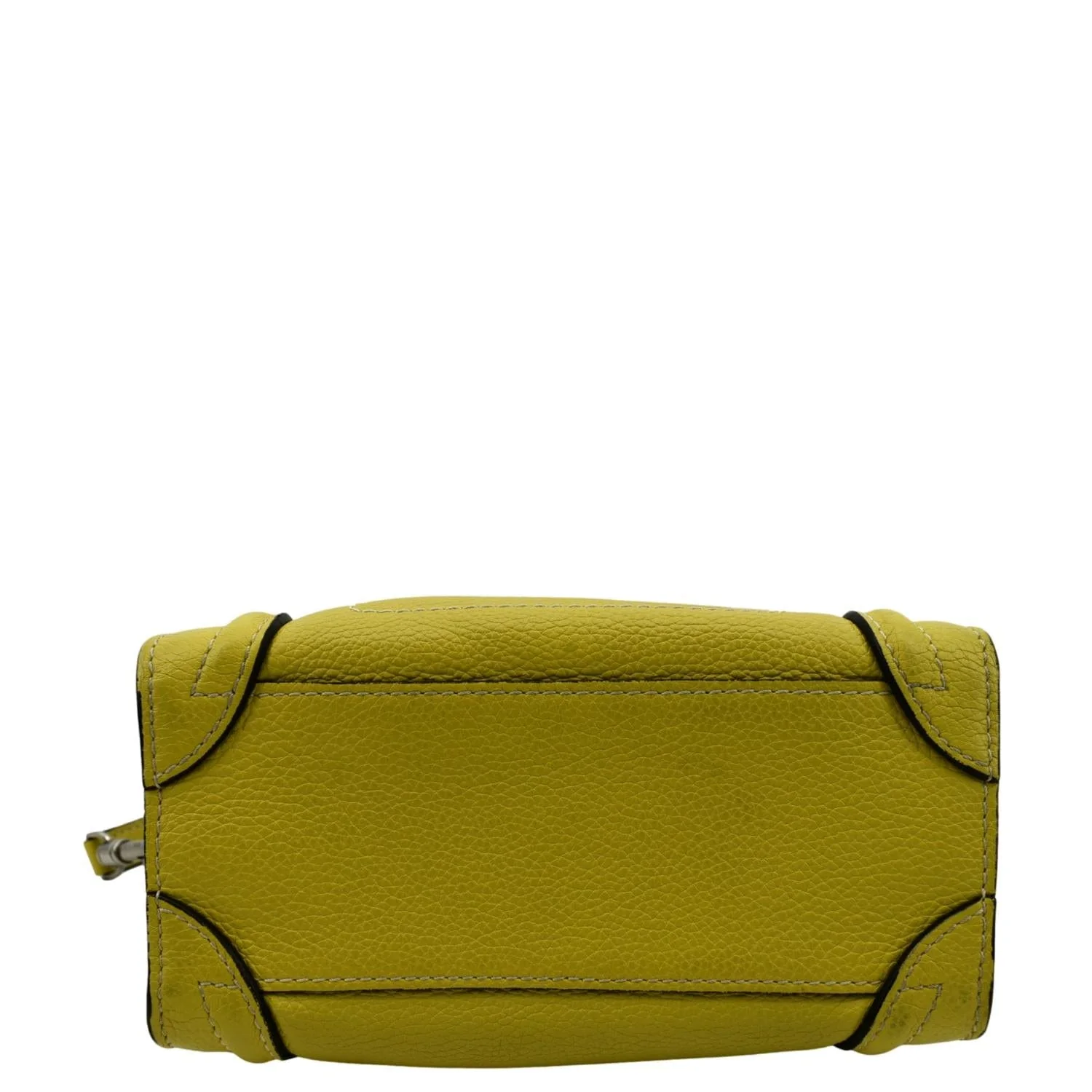 CELINE Nano Luggage Calfskin Leather Shoulder Bag Citron - Image 9