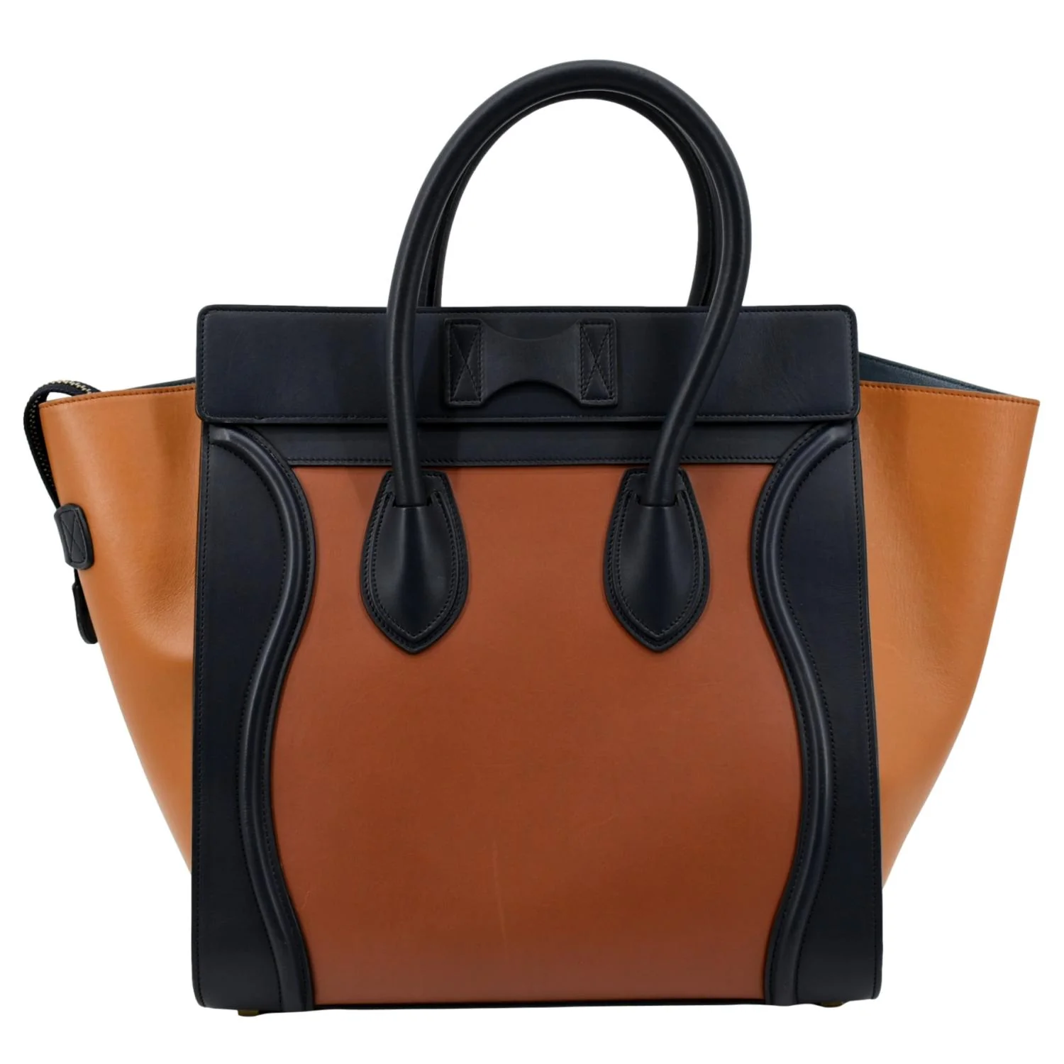 CELINE Luggage Calfskin Leather Tote Bag Tri-Color - Image 3