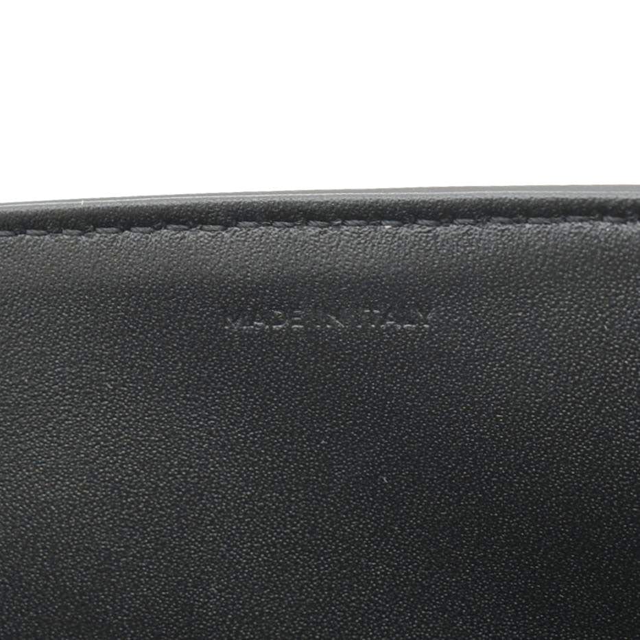 CELINE Classique Triomphe Medium Leather Shoulder Bag Black - Image 12