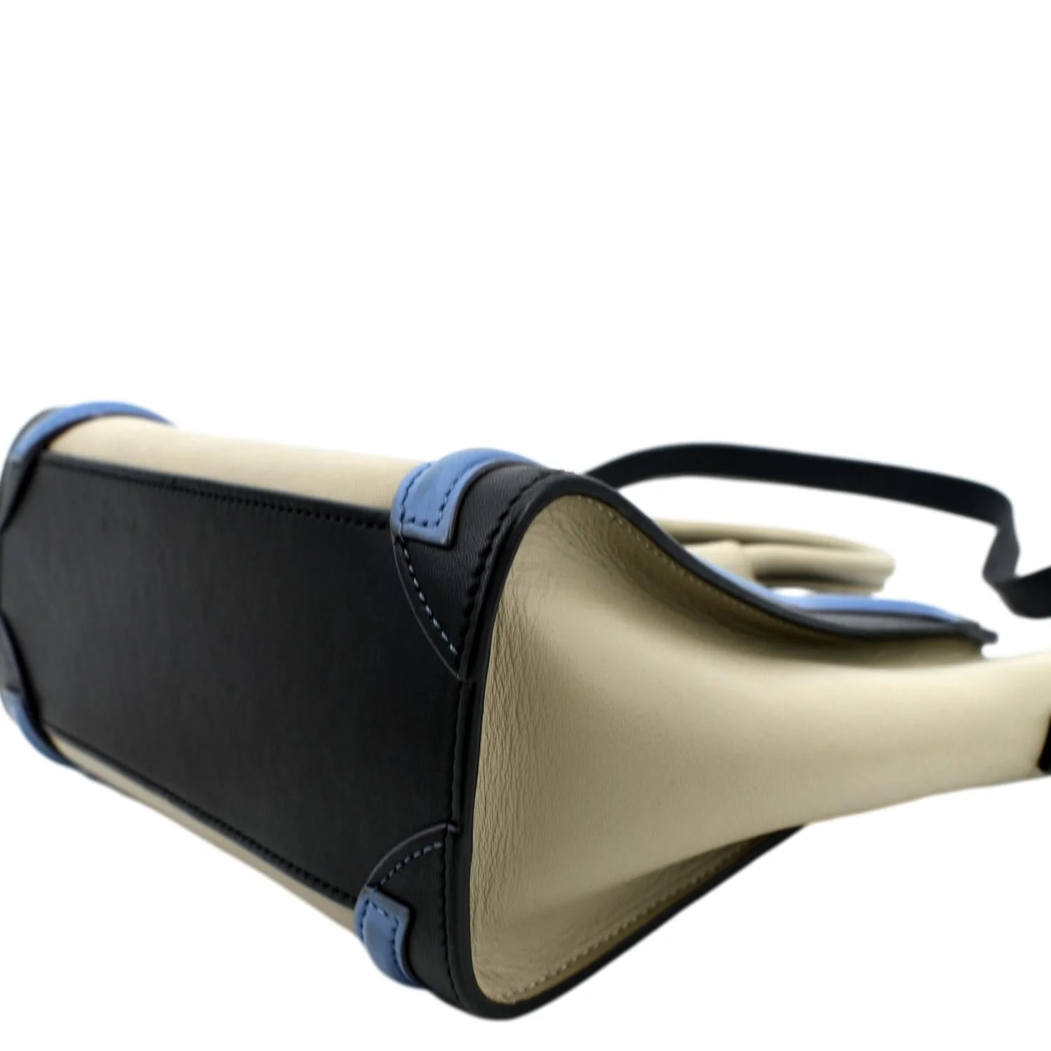 CELINE Nano Luggage Calfskin Leather Shoulder Bag Tricolor - Image 8