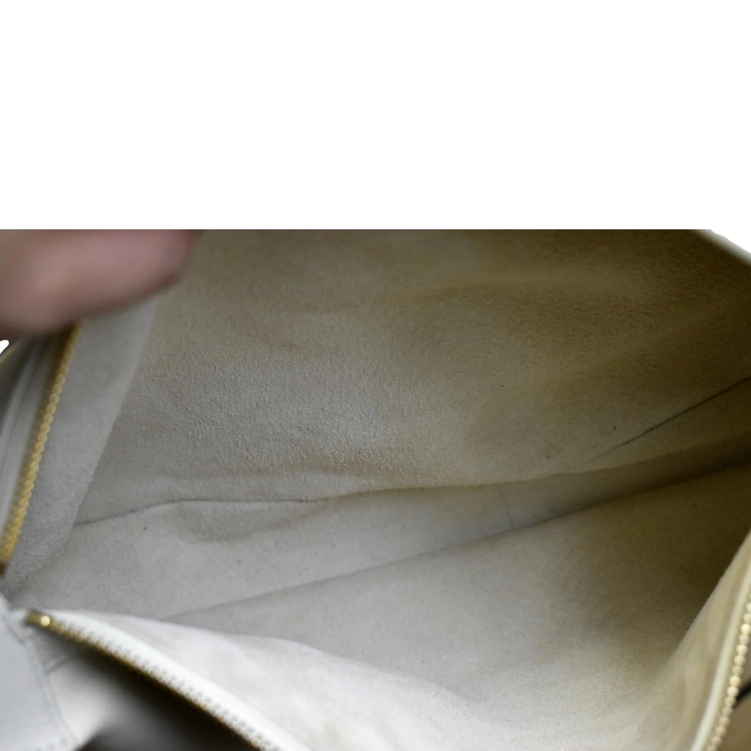 CELINE Romy Medium Supple Calfskin Shoulder Bag Off White - Image 10