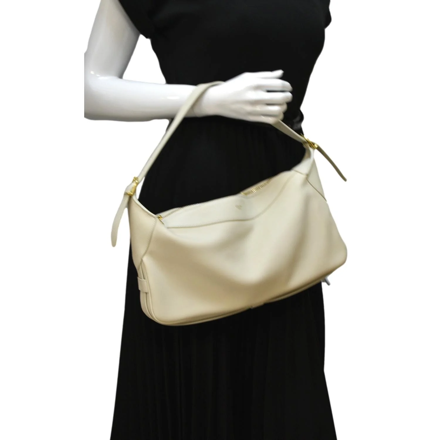CELINE Romy Medium Supple Calfskin Shoulder Bag Off White - Image 2