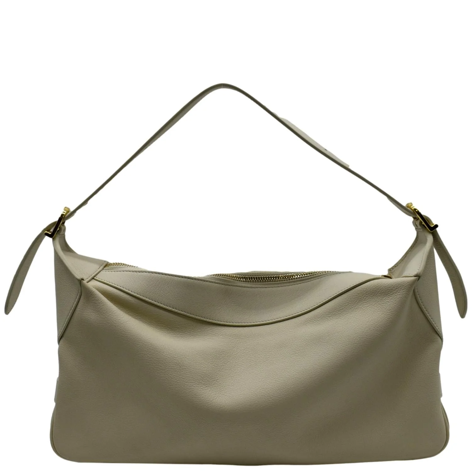 CELINE Romy Medium Supple Calfskin Shoulder Bag Off White - Image 3