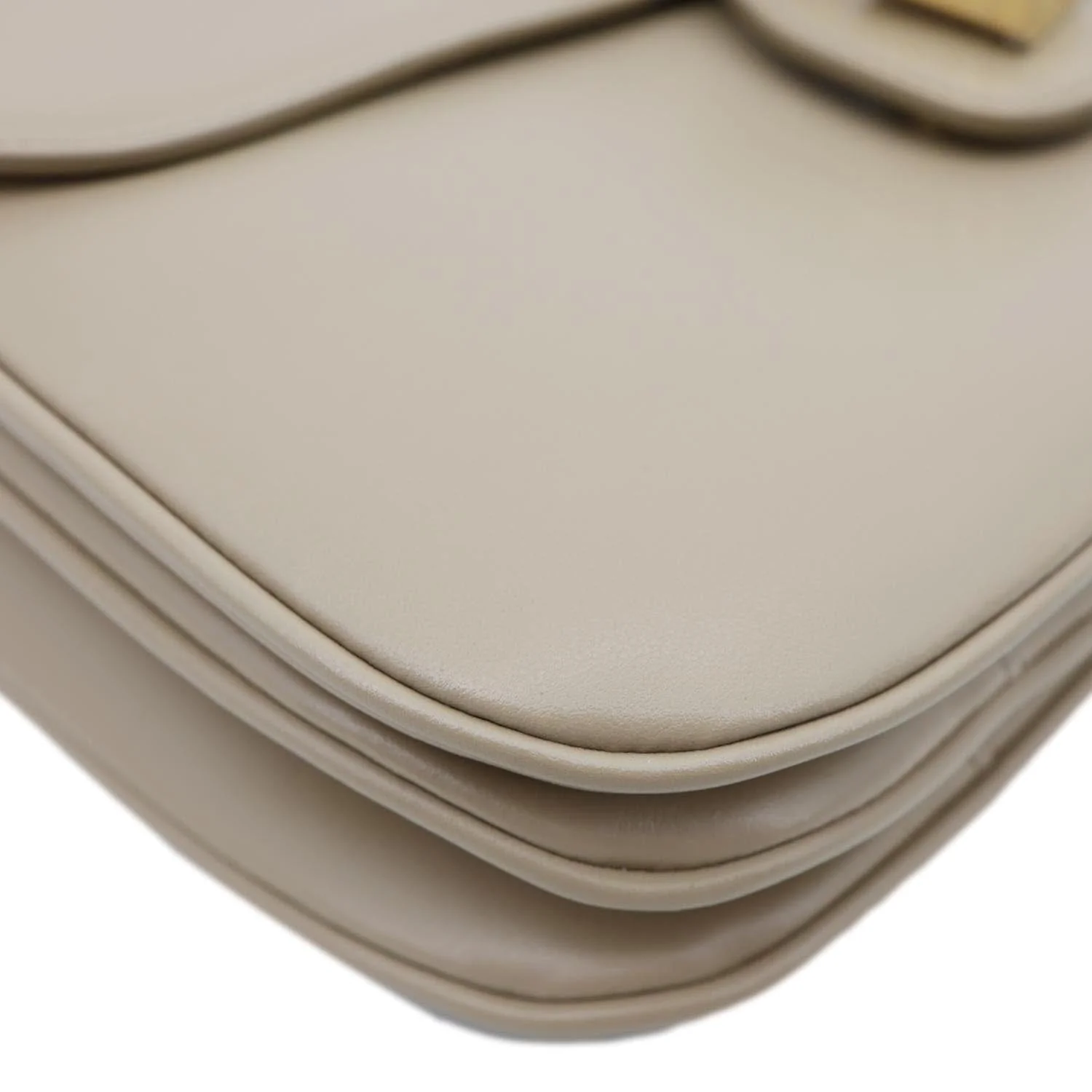 CELINE Tabou Medium Smooth Calfskin Leather Shoulder Bag Beige - Image 6