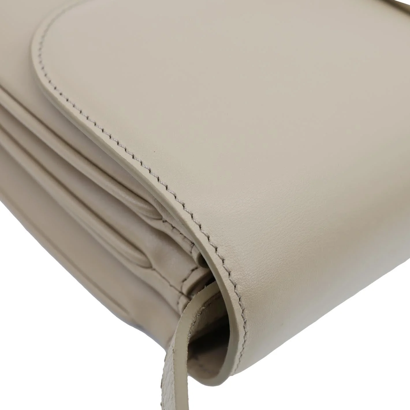 CELINE Tabou Medium Smooth Calfskin Leather Shoulder Bag Beige - Image 9