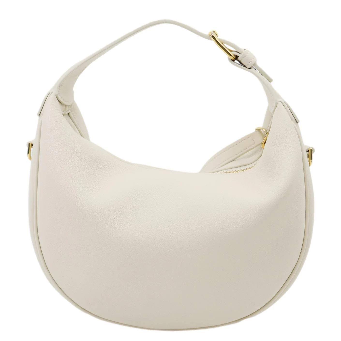 CELINE Teen Lulu Leather Shoulder Bag White - Image 4