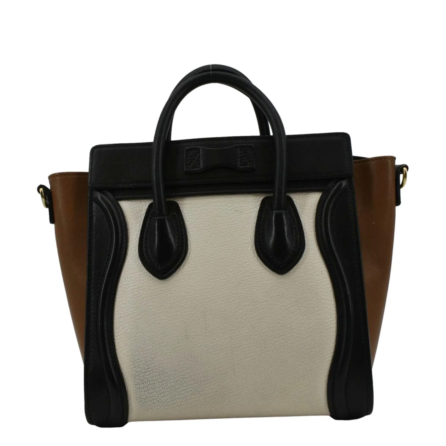 CELINE Nano Luggage Leather Shoulder Bag Tricolor - Image 3