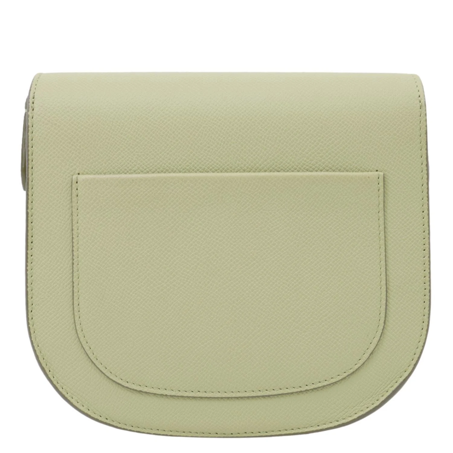 CELINE Trotteur Small Grained Calfskin Leather Shoulder Bag Sage - Image 4