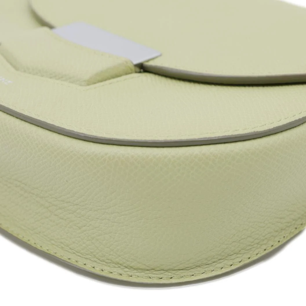 CELINE Trotteur Small Grained Calfskin Leather Shoulder Bag Sage - Image 8