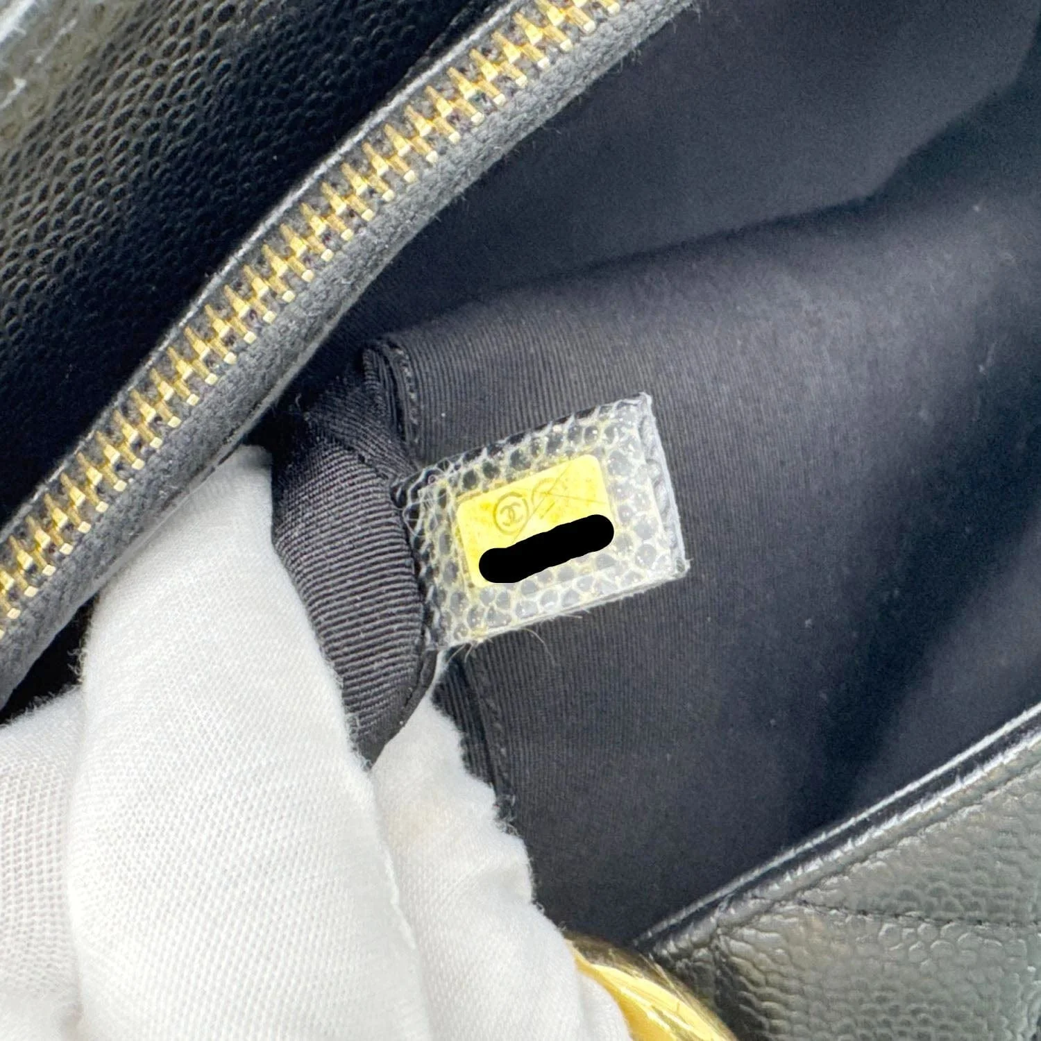 CHANEL Grand Shopping Quilted Leather Tote Bag Black - Image 14