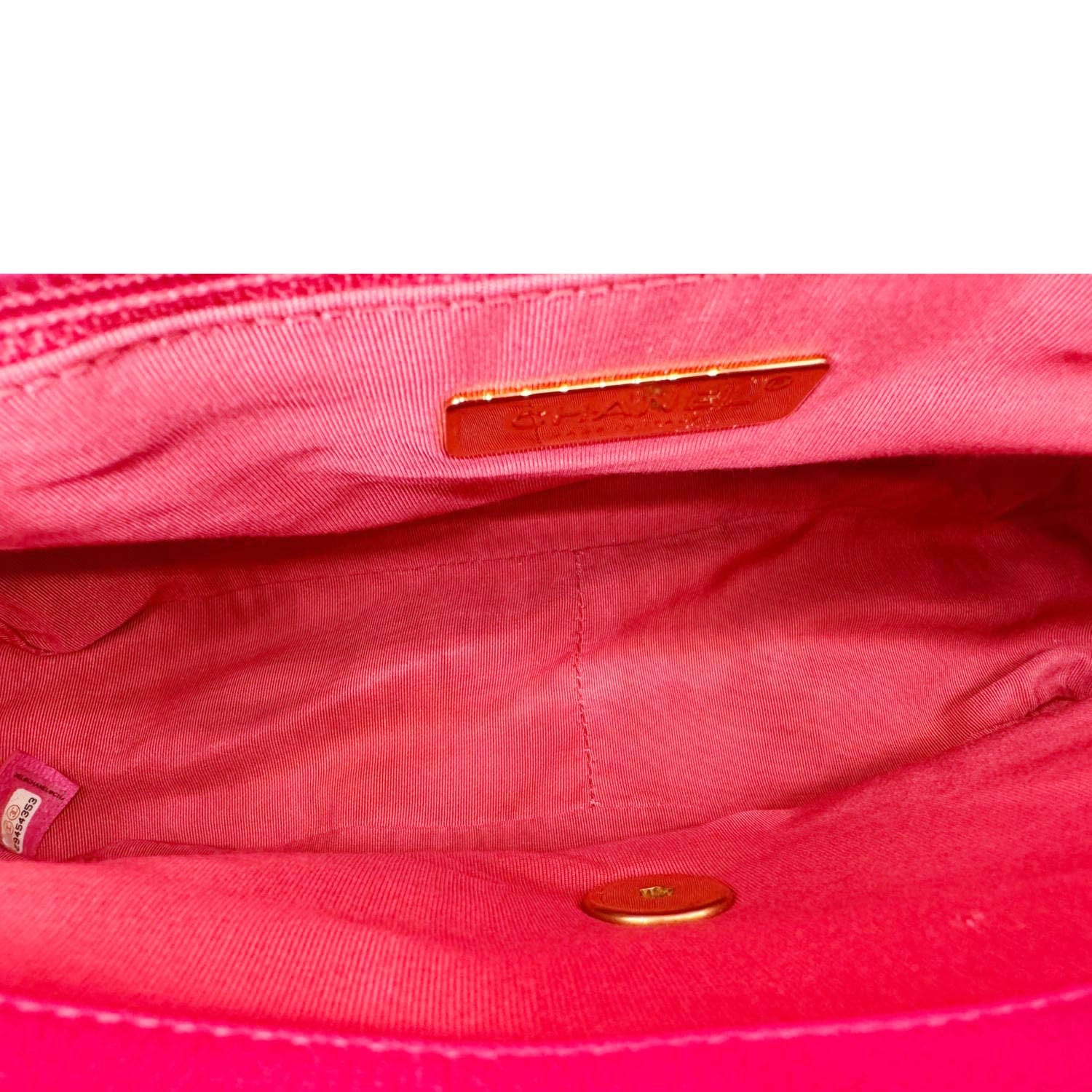 Chanel 19 Flap Medium Lambskin Quilted Leather Shoulder Bag Pink - Image 13