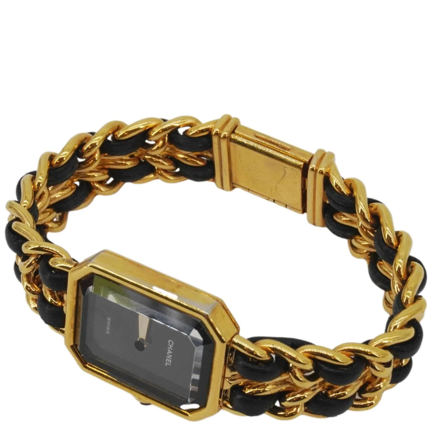 CHANEL 20mm Chain Premiere Stainless Steel Lambskin Quartz Watch Gold - Image 4