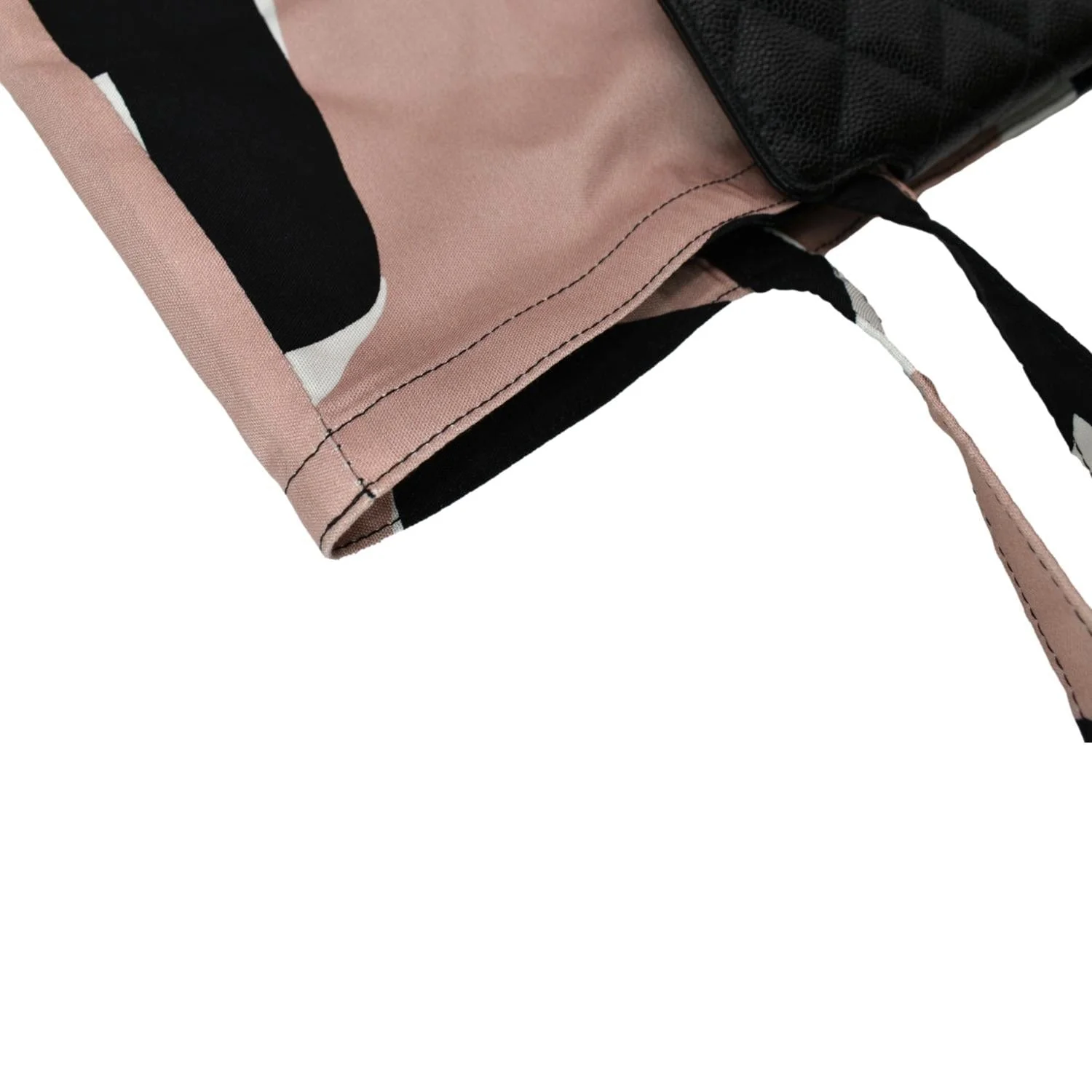 CHANEL Women 2Way Foldable Leather Satchel Crossbody Bag Black - Image 6