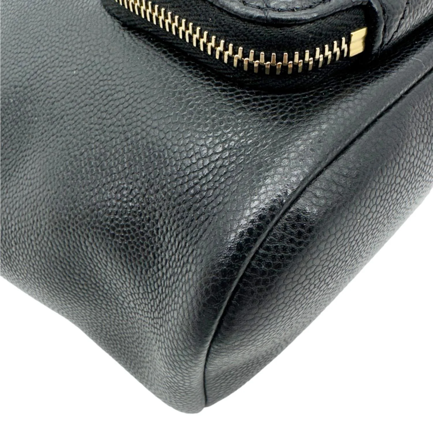 CHANEL Business Affinity Caviar Quilted Leather Drawstring Bucket Bag Black - Image 10