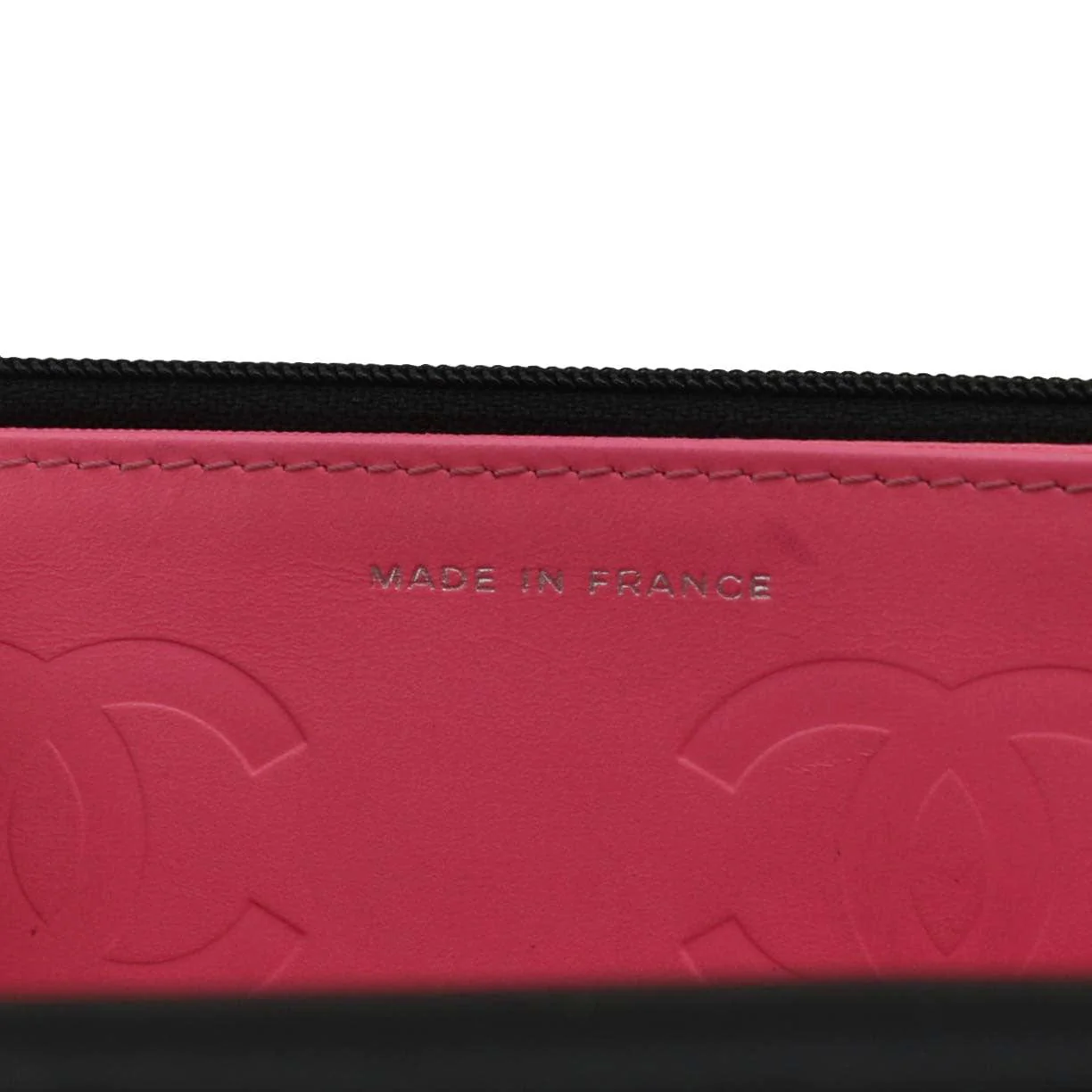 CHANEL Cambon Ligne  Wallet On Chain Quilted Leather Clutch Crossbody Bag Black - Image 11